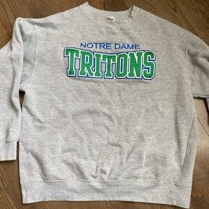 Green Bay Notre Dame Tritons Crewneck Sweatshirt size medium